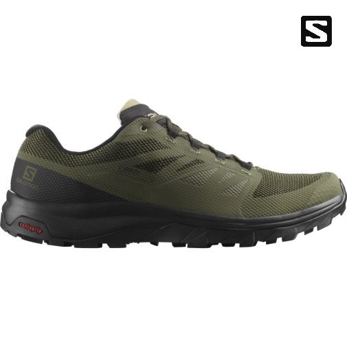 Tênis De Caminhada Salomon Outline GTX Masculino Verde Oliva | PT W94653